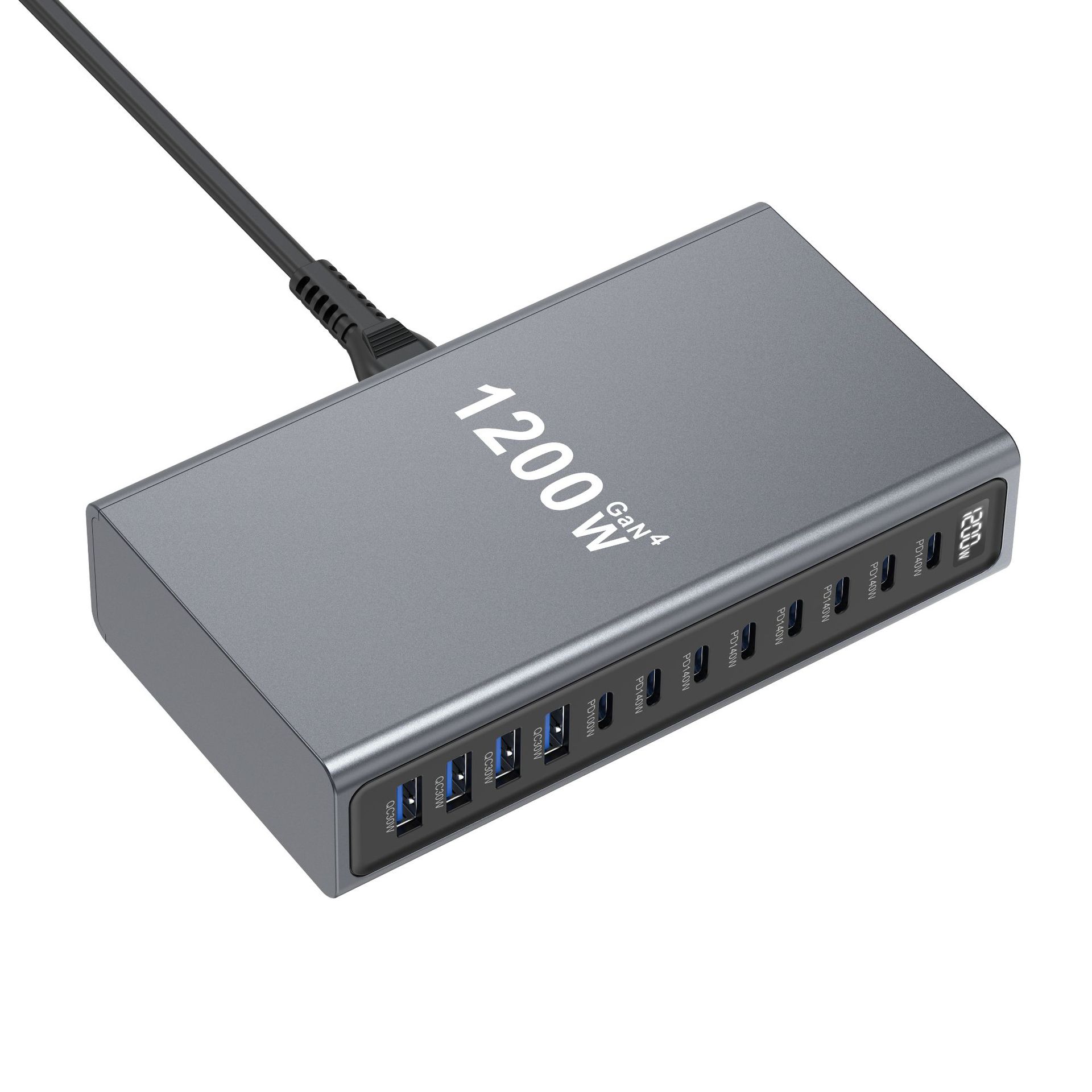 New 1200W Multi Port GaN Deskt - Multi Port Usb Hub ulasan dan harga