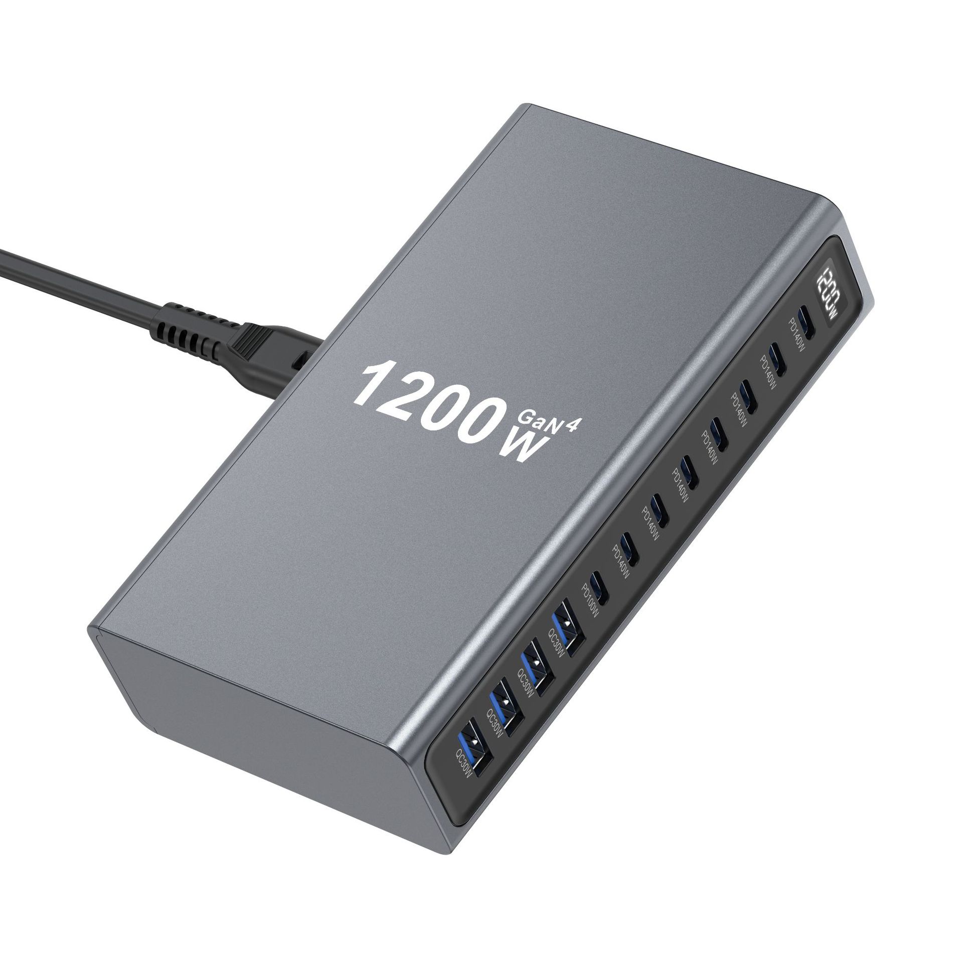 New 1200W Multi Port GaN Deskt - Multi Port Usb Hub ulasan dan harga