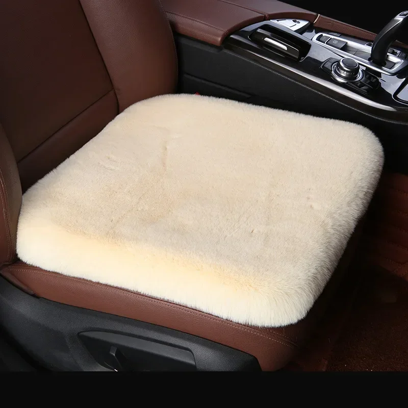 1pc Plush Car Seat Cushion, Wa - Surge Protector Rack ulasan dan harga