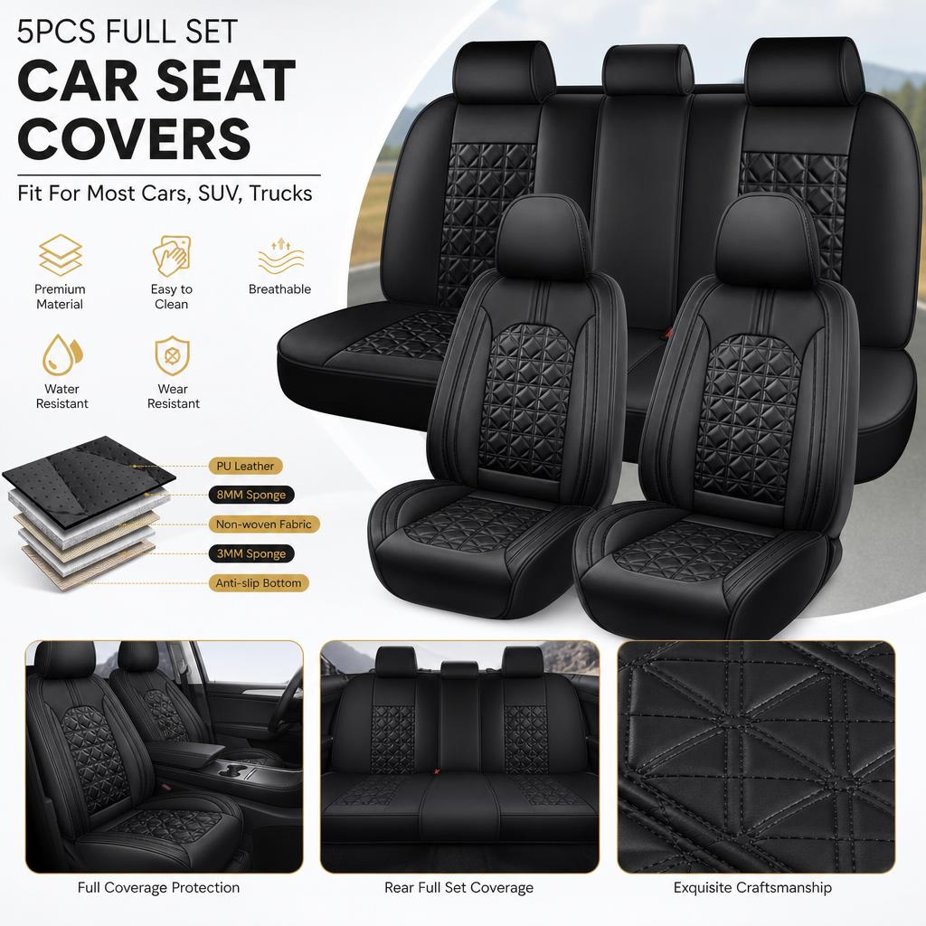 Premium Interior Car Seat Cove - Surge Protector Rack ulasan dan harga