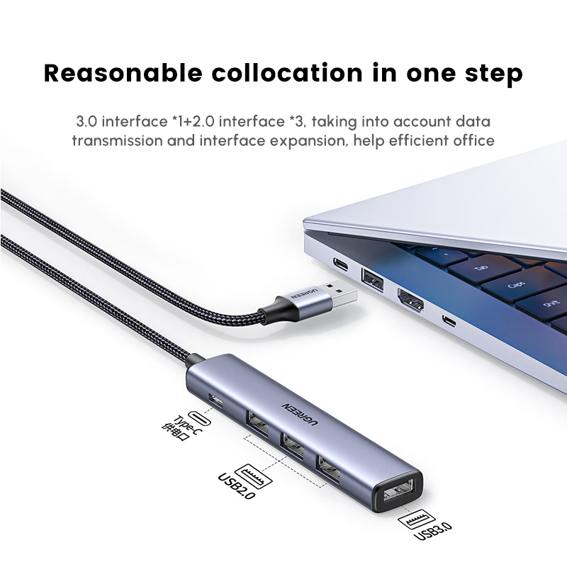 UGREEN USB Hub with 4 USB2.0 P - Multi Port Usb Hub ulasan dan harga