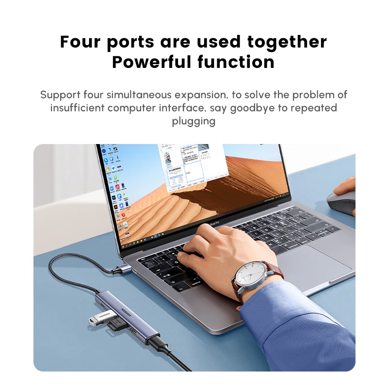 UGREEN USB Hub with 4 USB2.0 P - Multi Port Usb Hub ulasan dan harga