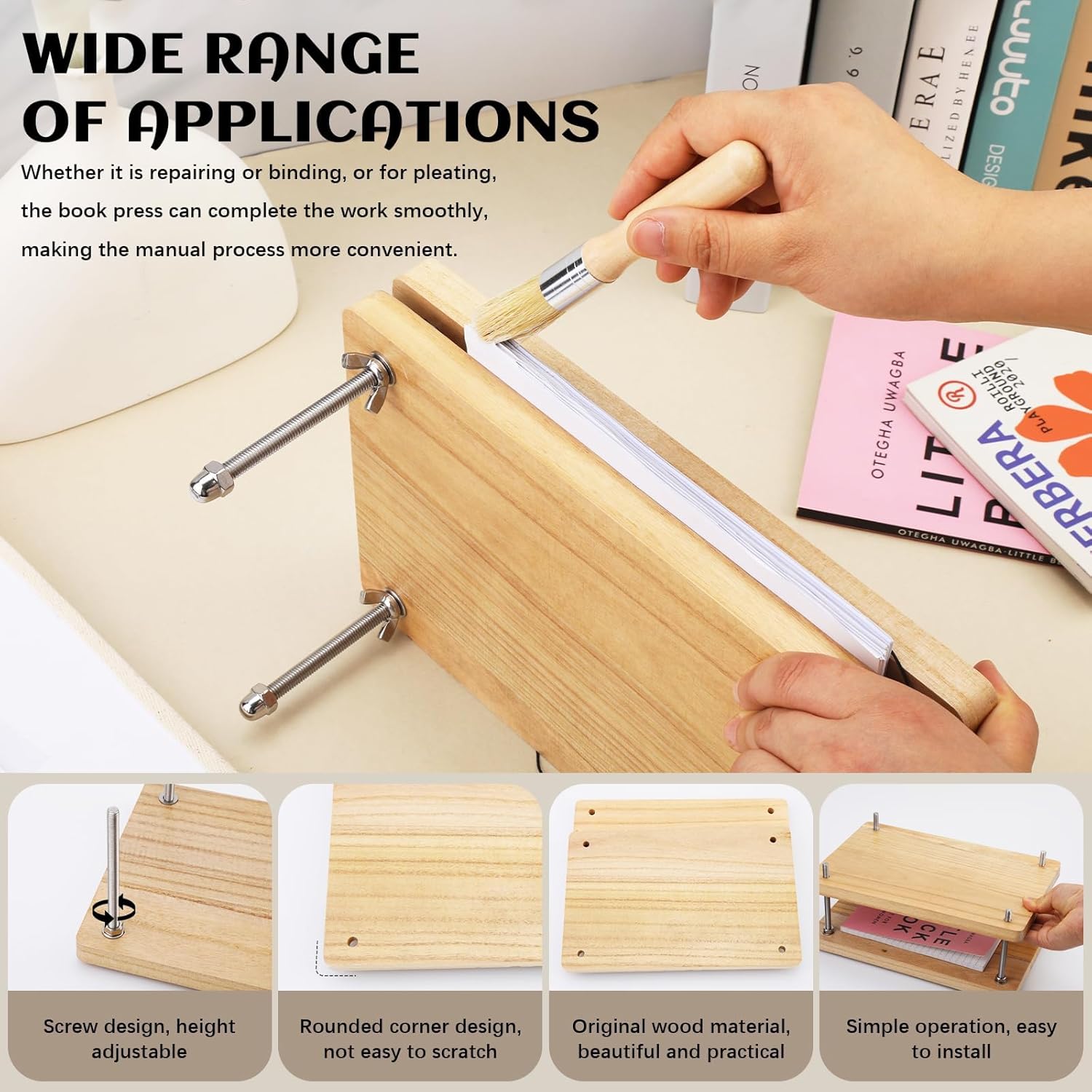 Wooden Book Press, Binding Too - Binding Machine Comb ulasan dan harga