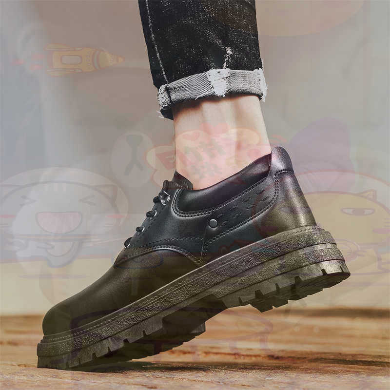 Dark Natural Leather Fashion T - Classic Tech Office Number ulasan dan harga