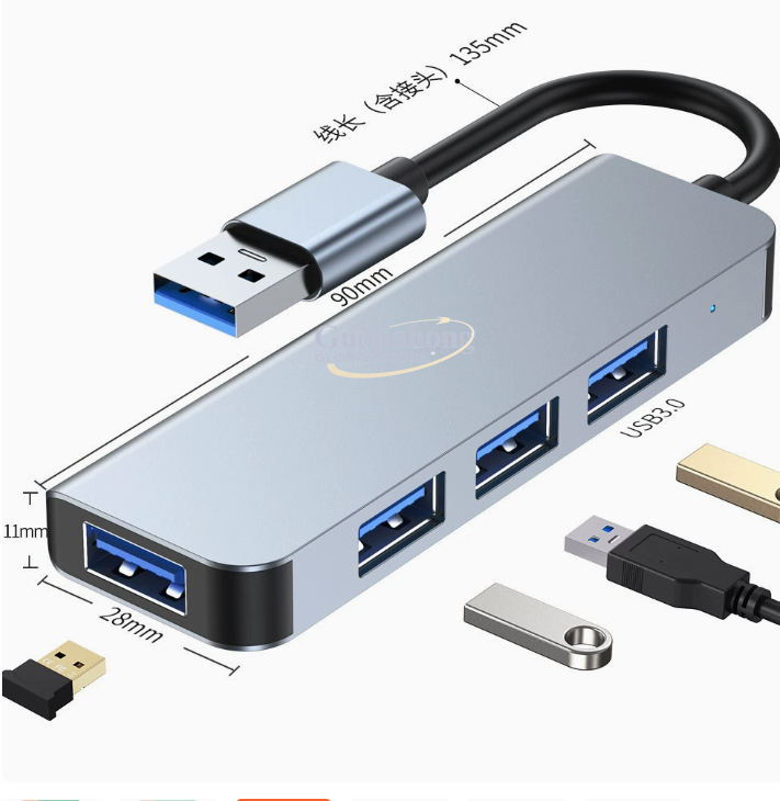 Hot-selling USB-C 4-port hub,  - Multi Port Usb Hub ulasan dan harga