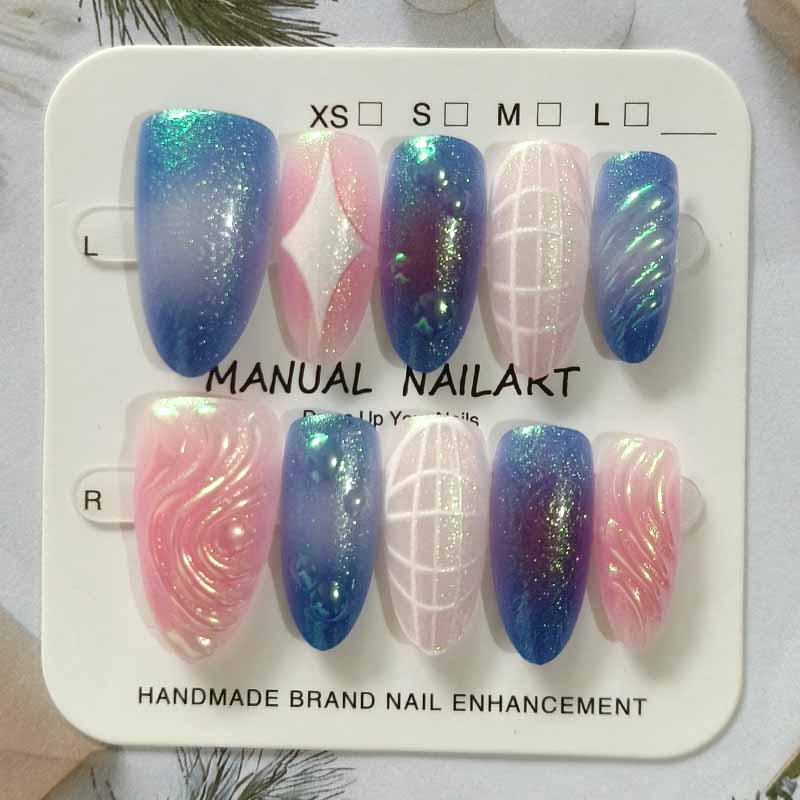 10Pcs Sparkling Cat Eye Wearin - Office High Tech ulasan dan harga