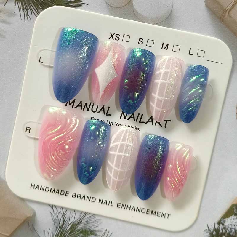 10Pcs Sparkling Cat Eye Wearin - Office High Tech ulasan dan harga