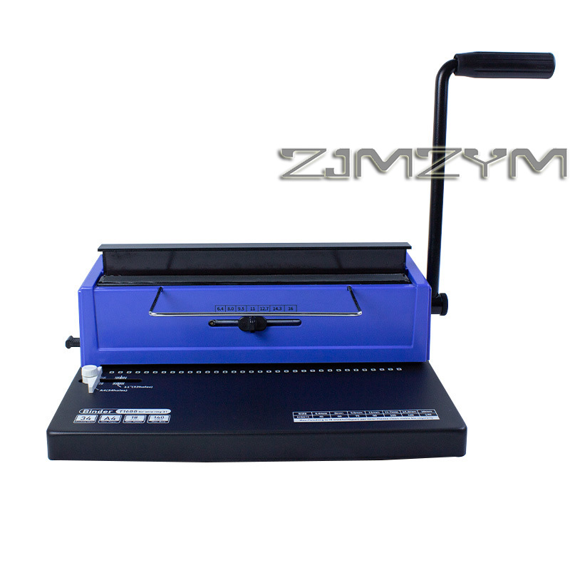 Square/Round Hole 34-hole Iron - Binding Machine Comb ulasan dan harga