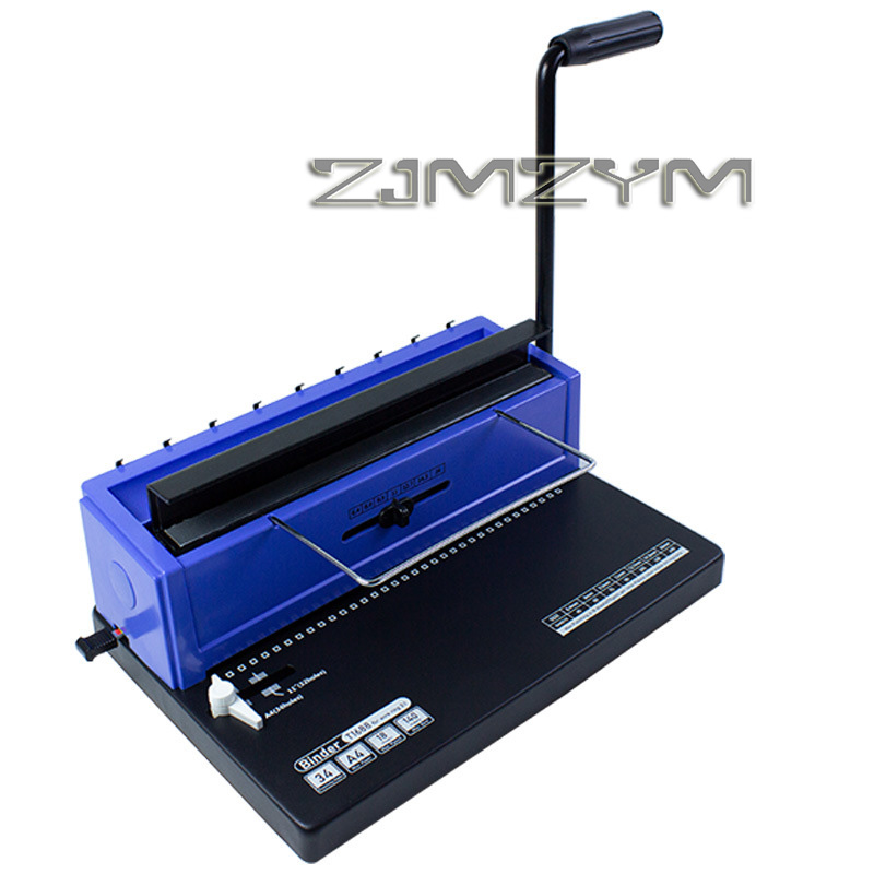Square/Round Hole 34-hole Iron - Binding Machine Comb ulasan dan harga