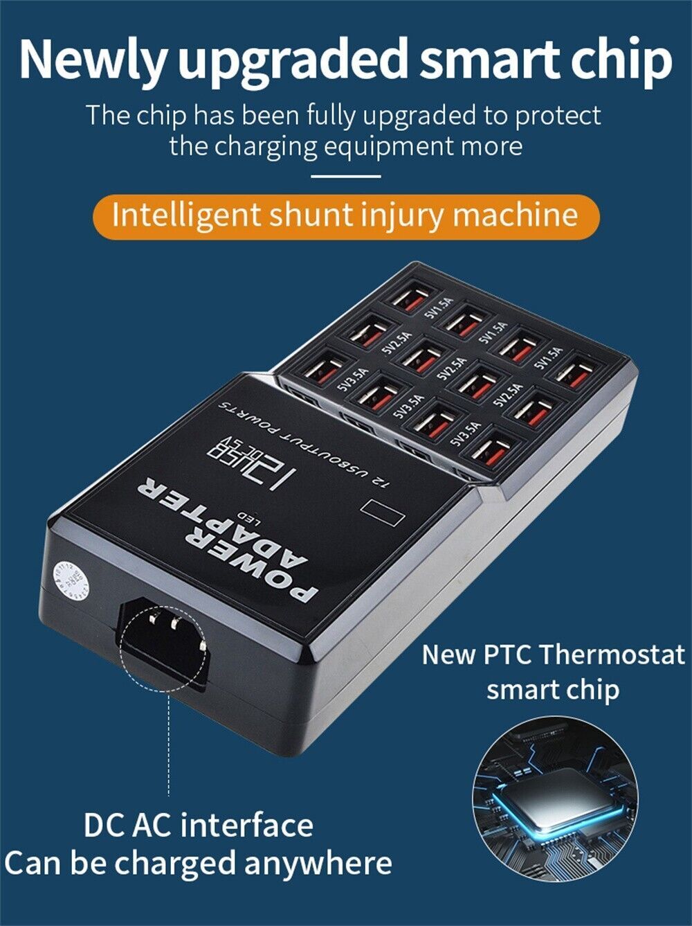 Multi 12 Port USB Charging Sta - Multi Port Usb Hub ulasan dan harga