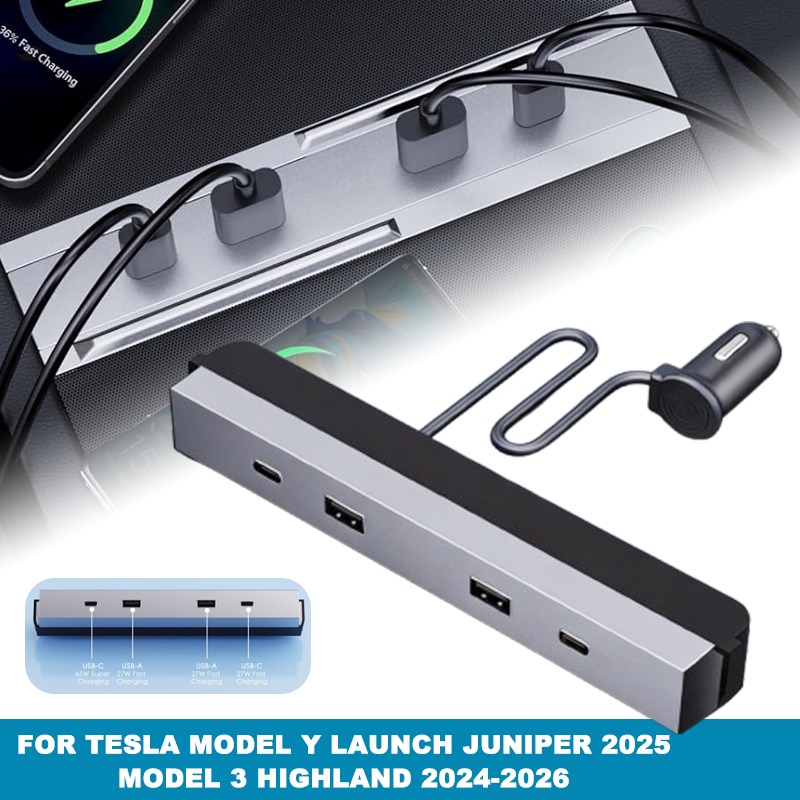 Center Console Car Adapter Mul - Multi Port Usb Hub ulasan dan harga