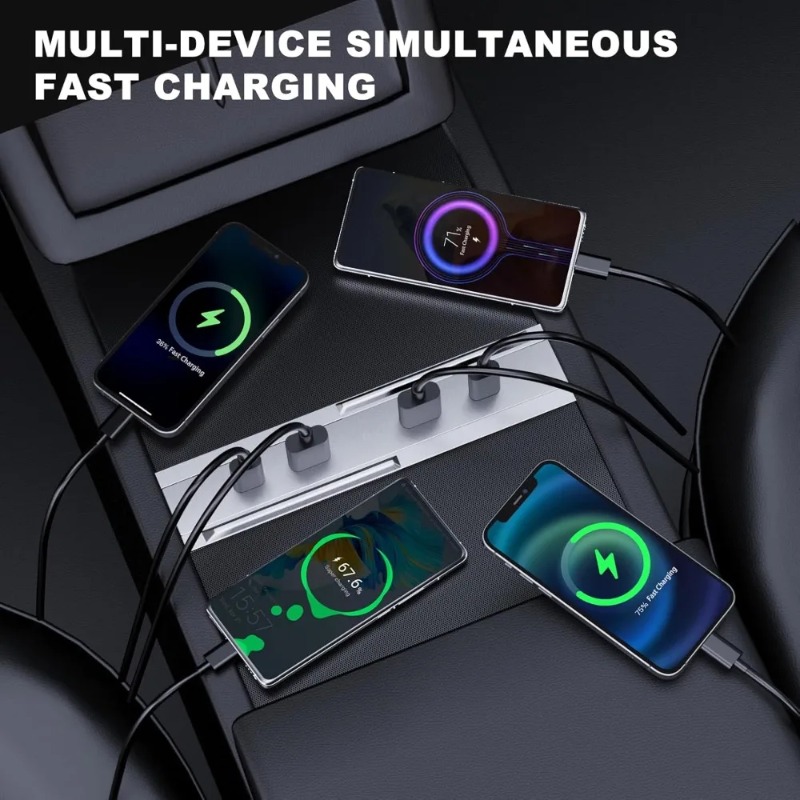 Center Console Car Adapter Mul - Multi Port Usb Hub ulasan dan harga
