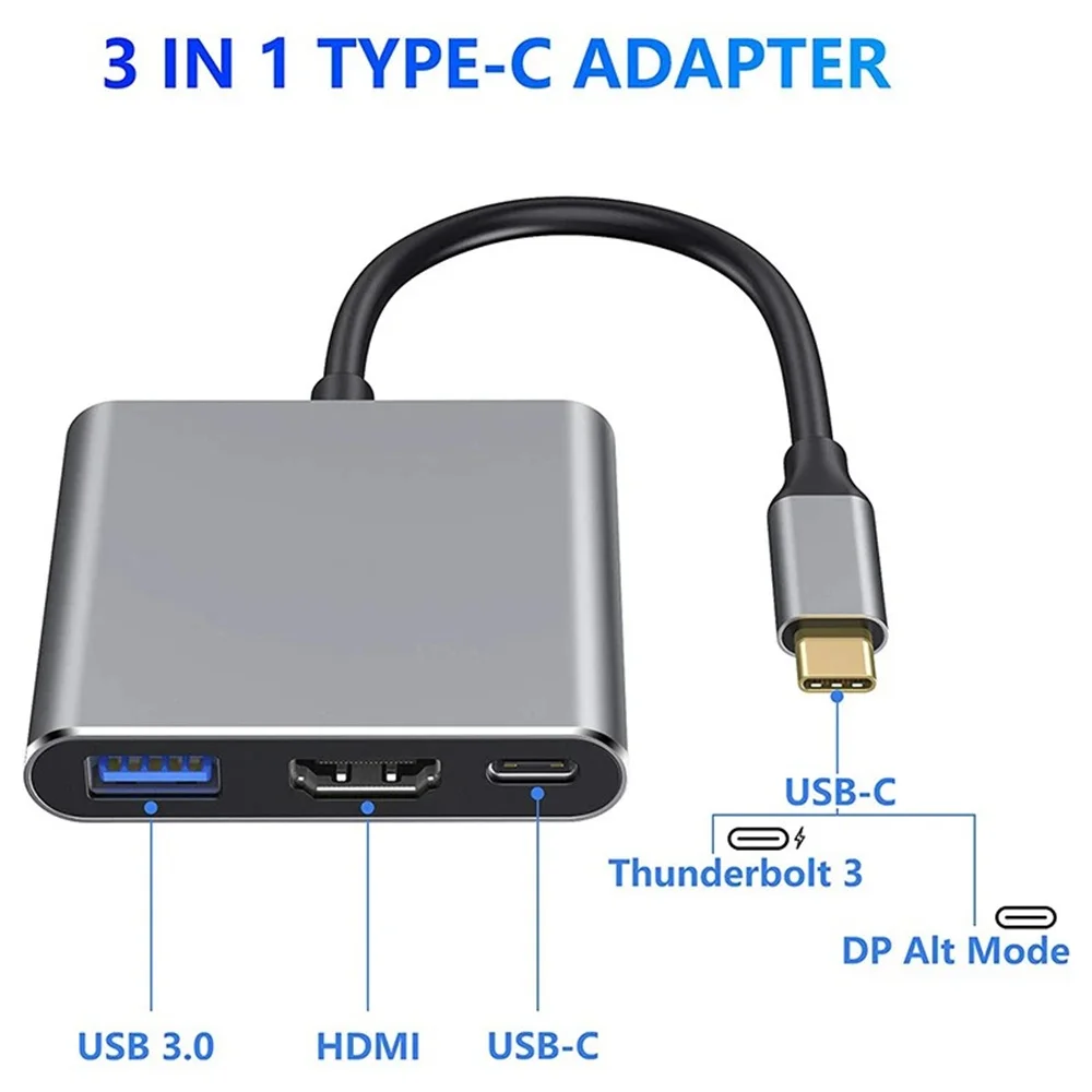 USB C HUB 3-in-1 Multiports Ad - Multi Port Usb Hub ulasan dan harga