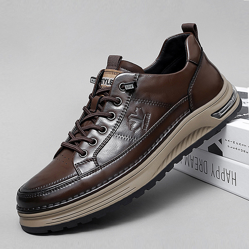 Luxury Genuine Leather Mens Ca - Office High Tech ulasan dan harga
