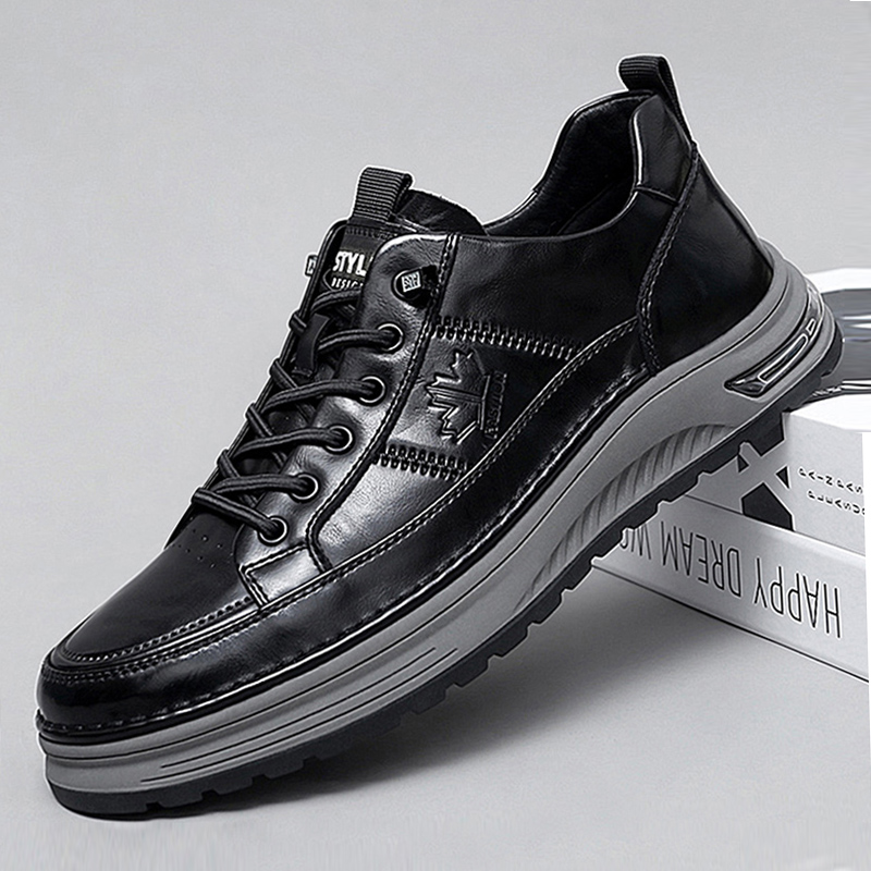Luxury Genuine Leather Mens Ca - Office High Tech ulasan dan harga