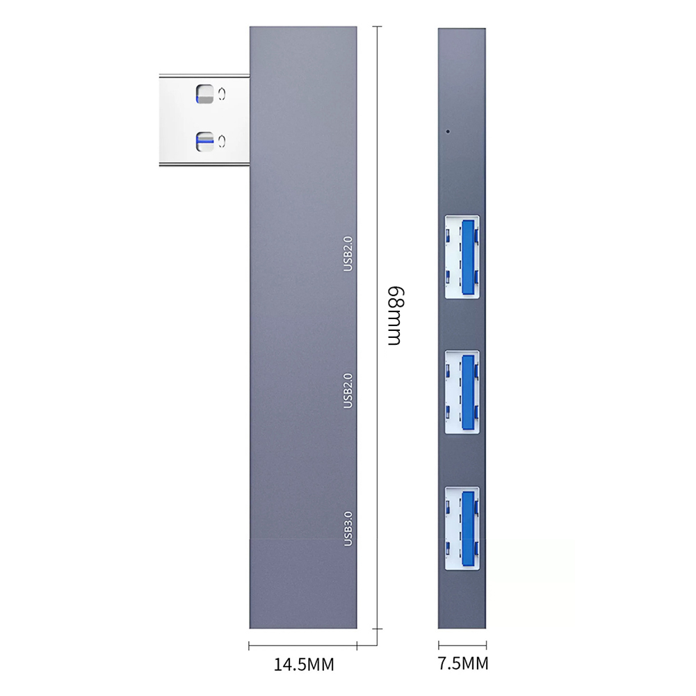 3 in 1 USB Docking Station OTG - Multi Port Usb Hub ulasan dan harga