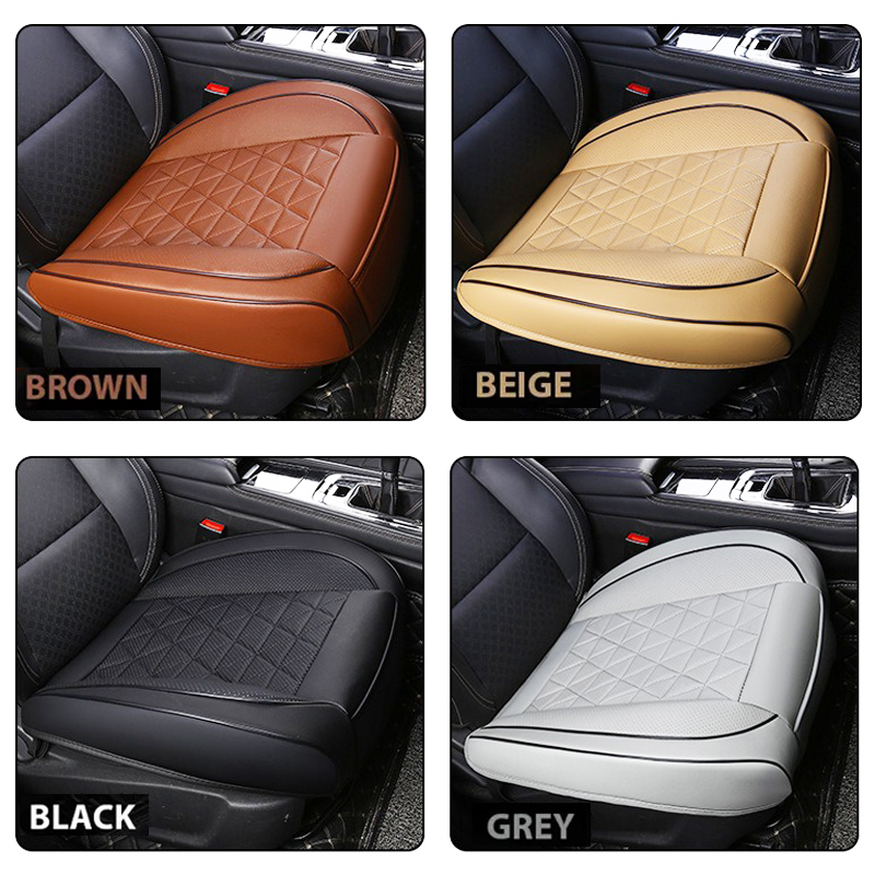 New Front Car Seat Cover PU Le - Surge Protector Rack ulasan dan harga