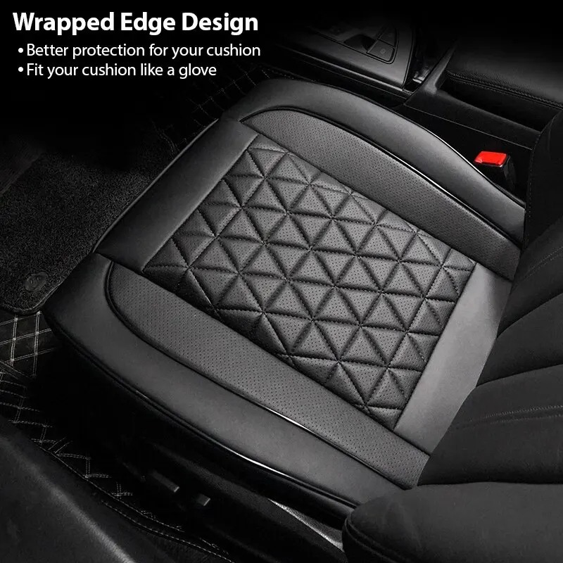 New Front Car Seat Cover PU Le - Surge Protector Rack ulasan dan harga