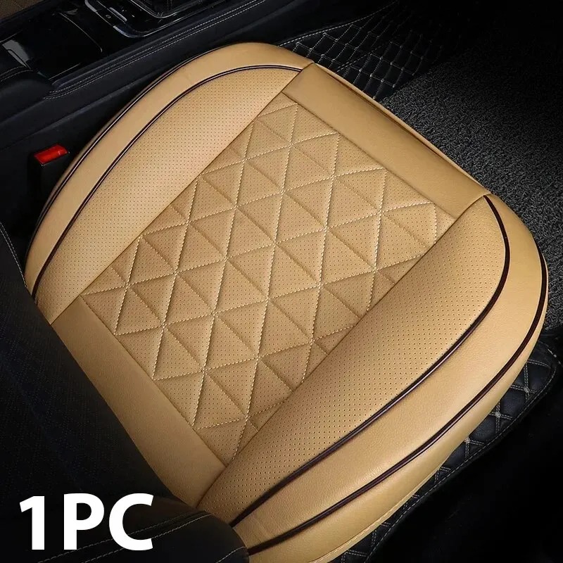 New Front Car Seat Cover PU Le - Surge Protector Rack ulasan dan harga